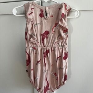 Kyte Bubble Romper in Blush Shark